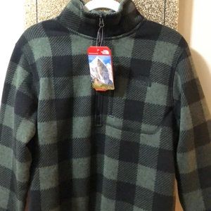 North Face Plaid Check Fleece